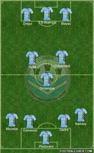 Tours Football Club Formation 2012