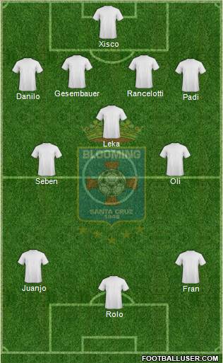 Blooming FC Formation 2012