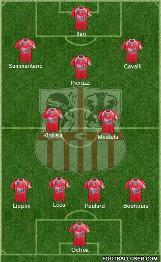 Athletic Club Ajaccien Football Formation 2012