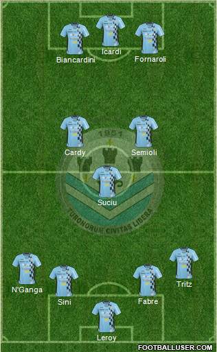 Tours Football Club Formation 2012