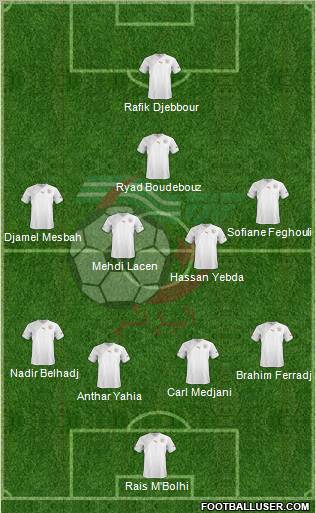 Algeria Formation 2012