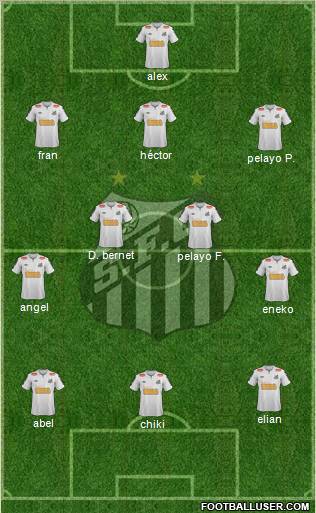 Santos FC Formation 2012