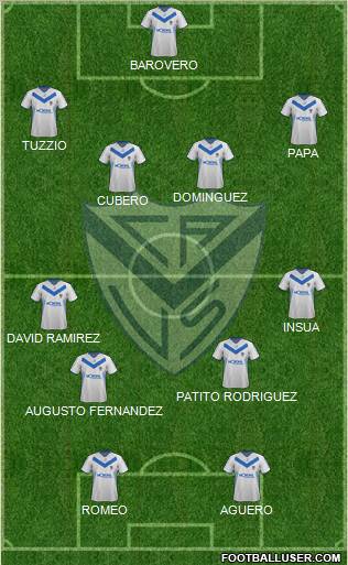 Vélez Sarsfield Formation 2012