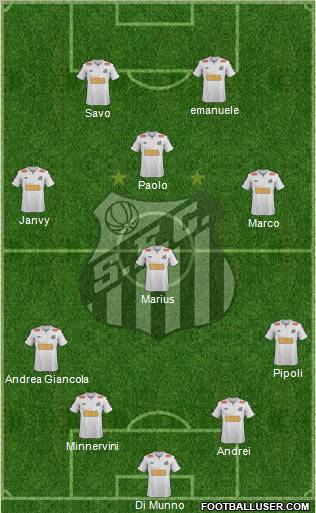 Santos FC Formation 2012