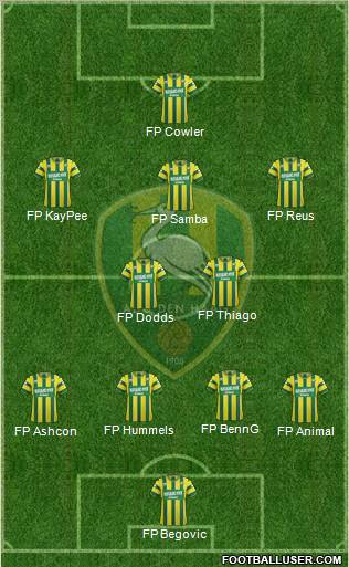 ADO Den Haag Formation 2012