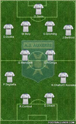 A.J. Auxerre Formation 2012