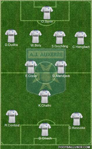 A.J. Auxerre Formation 2012