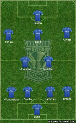 Lech Poznan Formation 2012