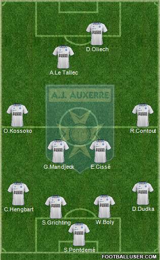 A.J. Auxerre Formation 2012