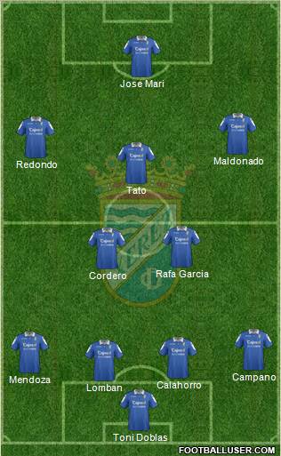 Xerez C.D., S.A.D. Formation 2012