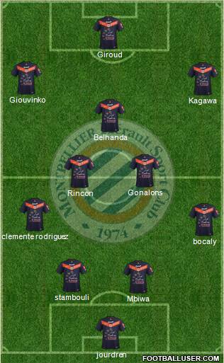 Montpellier Hérault Sport Club Formation 2012