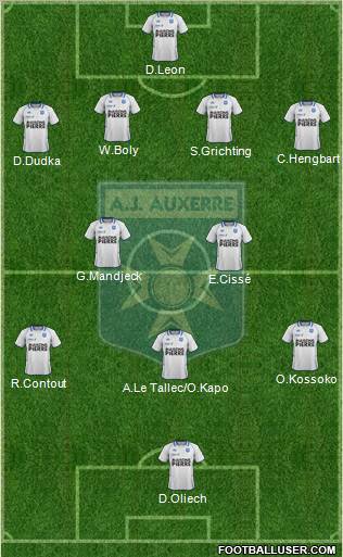 A.J. Auxerre Formation 2012