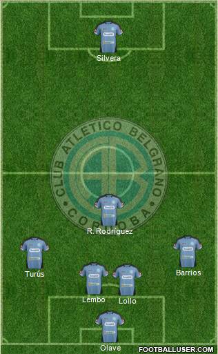 Belgrano de Córdoba Formation 2012