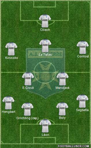 A.J. Auxerre Formation 2012