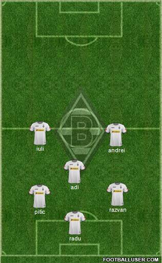 Borussia Mönchengladbach Formation 2012