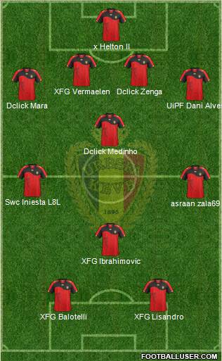 Belgium Formation 2012