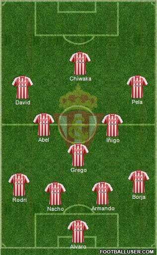 Real Sporting S.A.D. Formation 2012