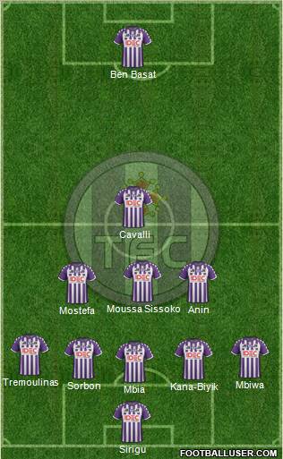 Toulouse Football Club Formation 2012