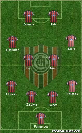 Chacarita Juniors Formation 2012