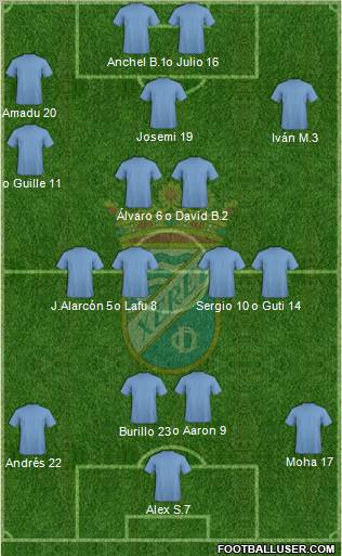 Xerez C.D., S.A.D. Formation 2012