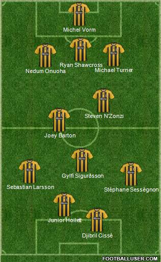 Hull City Formation 2012