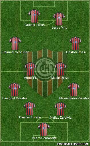 Chacarita Juniors Formation 2012