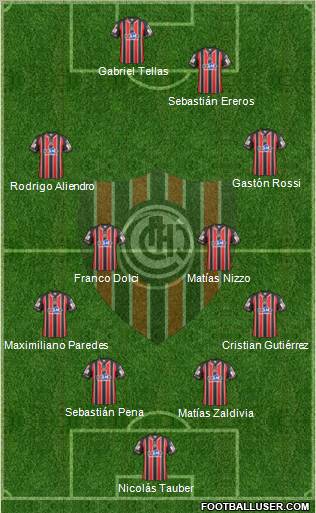 Chacarita Juniors Formation 2012