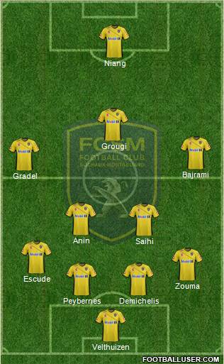 FC Sochaux-Montbéliard Formation 2012