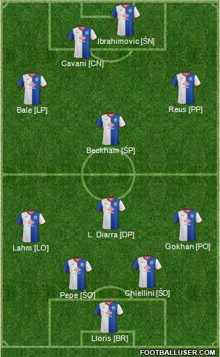 Blackburn Rovers Formation 2012