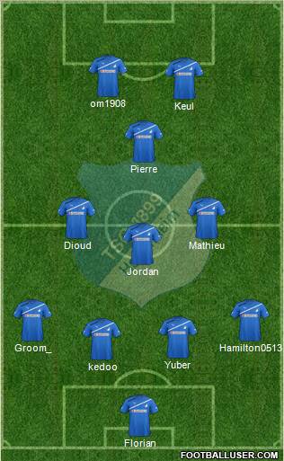 TSG 1899 Hoffenheim Formation 2012