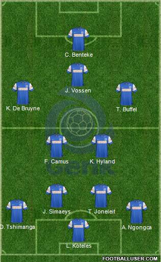 K Racing Club Genk Formation 2012