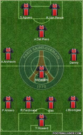 Paris Saint-Germain Formation 2012