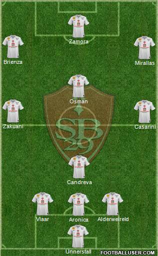 Stade Brestois 29 Formation 2012