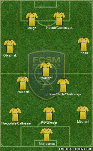 FC Sochaux-Montbéliard Formation 2012