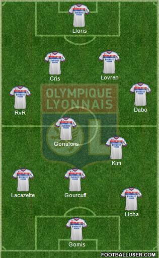 Olympique Lyonnais Formation 2012