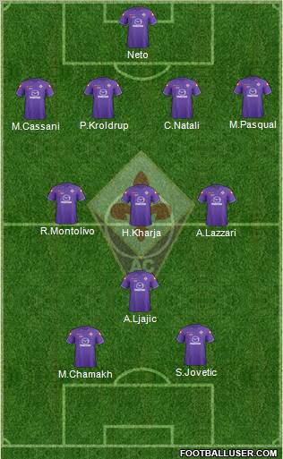 Fiorentina Formation 2012