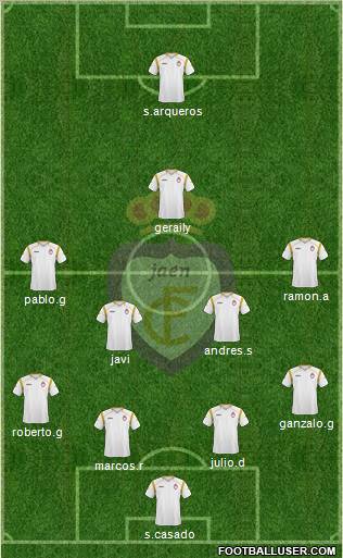 Real Jaén C.F. Formation 2012