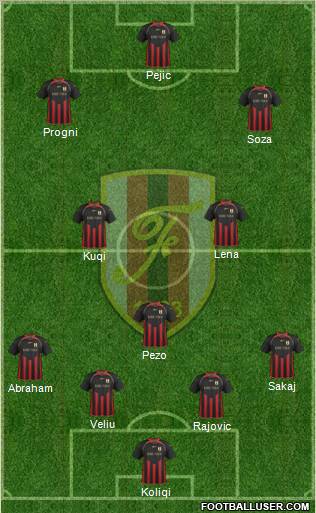 KS Flamurtari Vlorë Formation 2012