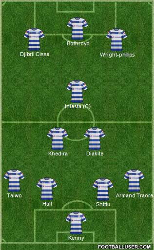 Queens Park Rangers Formation 2012