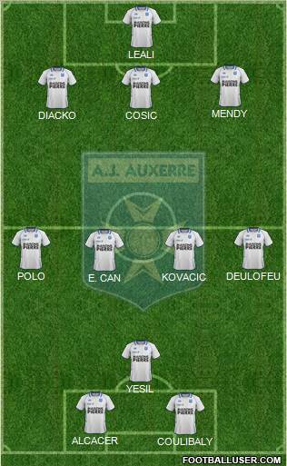 A.J. Auxerre Formation 2012