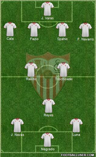 Sevilla F.C., S.A.D. Formation 2012