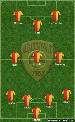 Al-Qadisiyah (KSA) Formation 2012