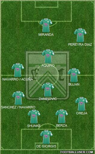 Ferro Carril Oeste Formation 2012