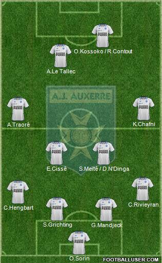 A.J. Auxerre Formation 2012