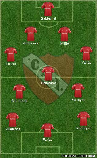 Independiente Formation 2012