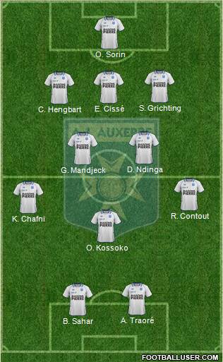 A.J. Auxerre Formation 2012