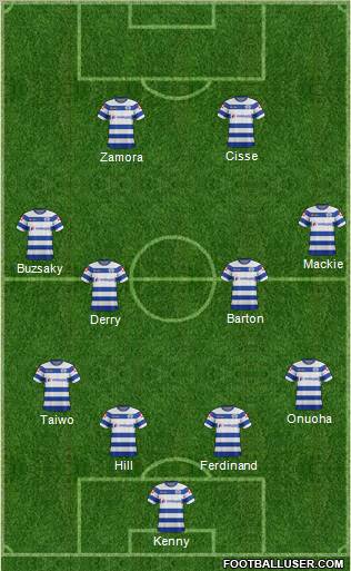 Queens Park Rangers Formation 2012