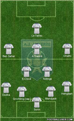 A.J. Auxerre Formation 2012