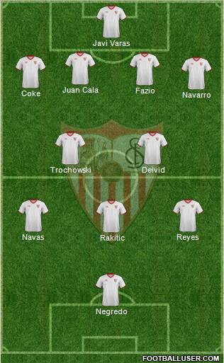 Sevilla F.C., S.A.D. Formation 2012