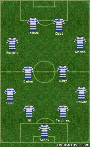 Queens Park Rangers Formation 2012